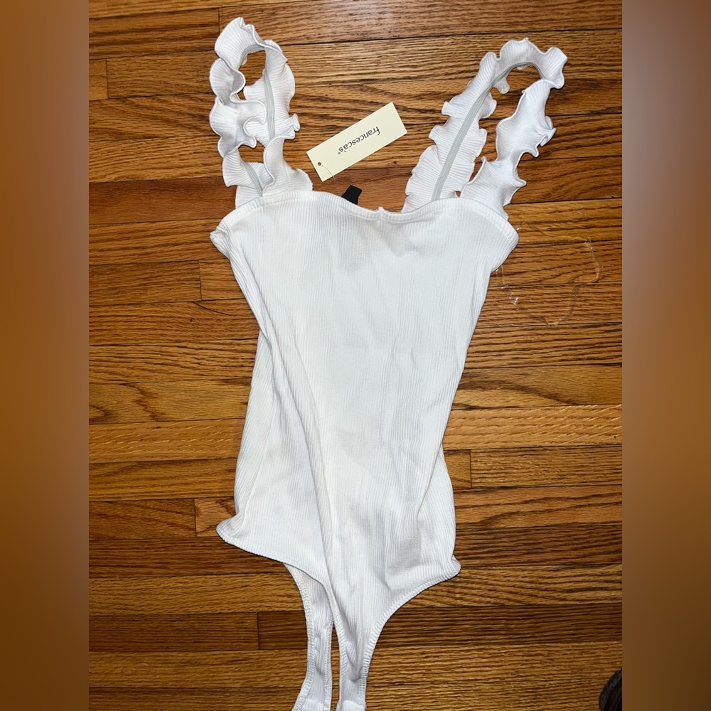 White bodysuit size small from Francesca’s